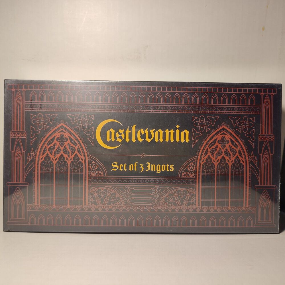 Castlevenia Alucard Maria Renard & Richter Belmont Metal Card Figurine Ingots
